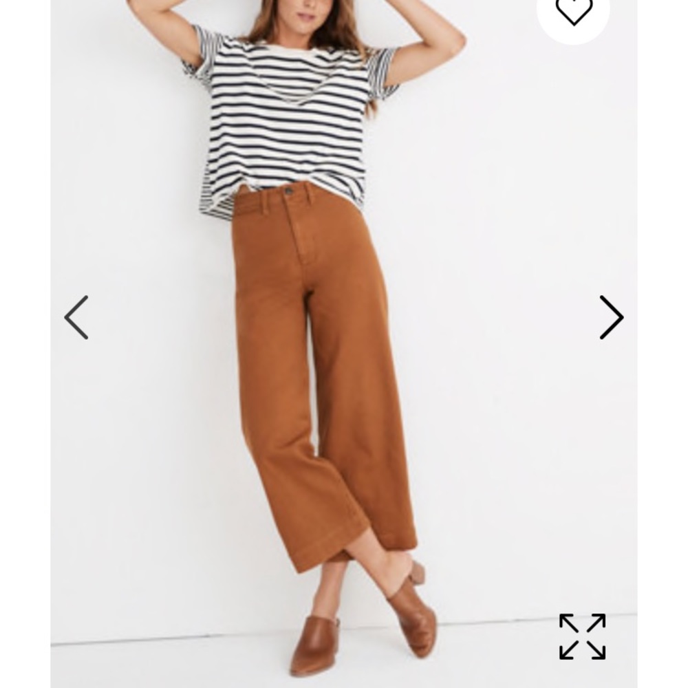 Madewell Emmett Wide Leg Crops